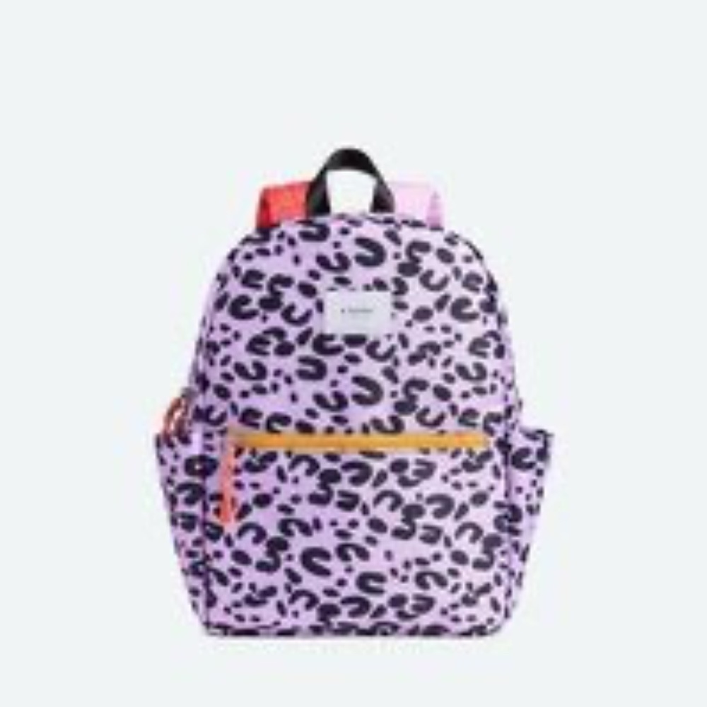 STATE Bags Kids' Reflective Kane Backpack purple black animal print NWT SOLD OUT